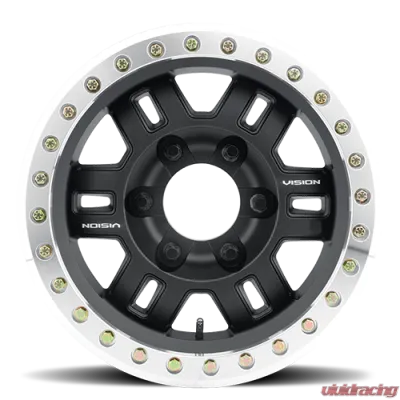 Vision 398 Manx Forged Beadlock Wheel 17x9.50 5x5 -18mm Machined - 398FA7973MMR-18