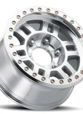 Vision 398 Manx Beadlock Wheel 17x9.50 5x5 -44mm Machined                                     - 398BLZ7973UMFMR-44 - Image 2