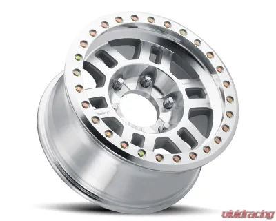 Vision 398 Manx Beadlock Wheel 17x9.50 5x5 -44mm Machined - 398BLZ7973UMFMR-44