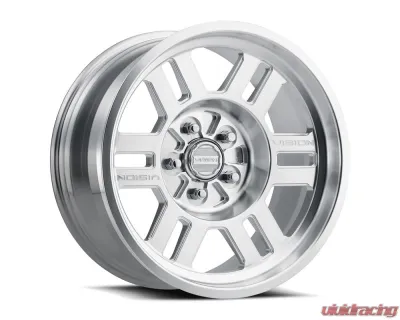 Vision 398 Manx Forged Non-Beadlock Wheel 18x9 6x135 -12mm Machined with Machined Ring - 398FNBL8936MMR-12