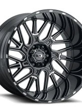 Vision 404 Brawl Wheel 20x9 5x150 12mm Gloss Black Milled Spoke                                     - 404-2950GBMS12 - Image 2