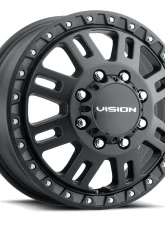 Vision 408 Manx 2 Wheel 16x6 8x170 115mm Satin Black                                     - 408-6670SBF - Image 2