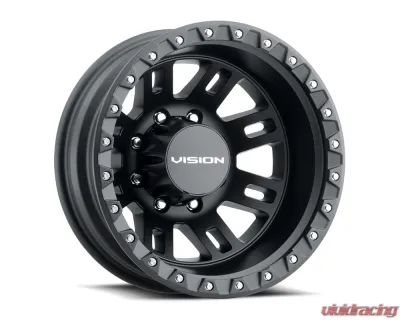 Vision 408 Manx 2 Wheel 16x6 8x170 115mm Satin Black - 408-6670SBF