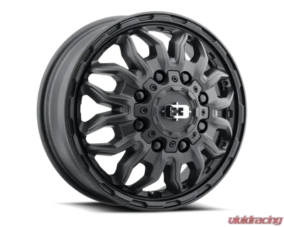 Vision 410 Korupt Wheel 17x6.50 8x210 121mm Satin Black - 410-7679SBF