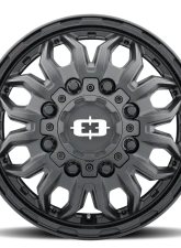 Vision 410 Korupt Wheel 17x6.50 8x210 121mm Satin Black                                     - 410-7679SBF - Image 4