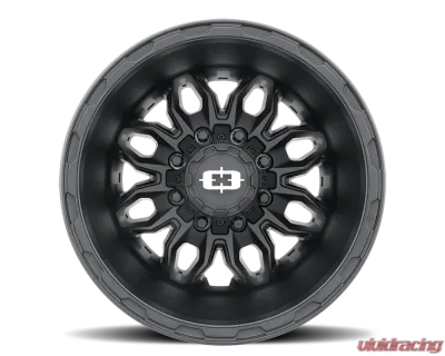 Vision 410 Korupt Wheel 17x6.50 8x210 121mm Satin Black - 410-7679SBF