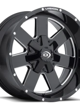 Vision 411 Arc Wheel 18x9 5x5 12mm Gloss Black Milled Spoke                                     - 411-8973MS12 - Image 2