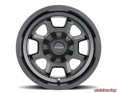 Vision 415 Bomb Wheel 12x8 4x136 -10mm Matte Black - 415-128136MB4
