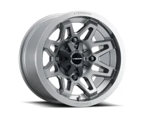 Vision 416 Se7en Wheel 12x7 4x110 3mm Gunmetal