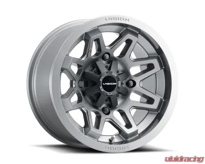 Vision 416 Se7en Wheel 14x8 4x156 -10mm Gunmetal - 416-148156GM4