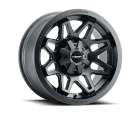 Vision 416 Se7en Wheel 12x7 4x110 3mm Matte Black