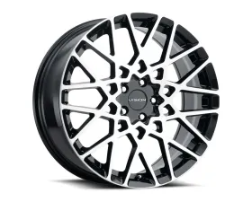 Vision 474 Recoil Wheel 17x8 5x112 38mm Gloss Black Machined Face