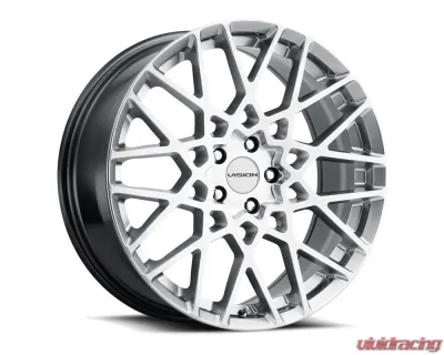 Vision 474 Recoil Wheel 17x8 5x4.5 38mm Satin Black - 474-7865SB38