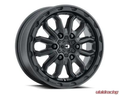 Vision 410 Korupt Wheel 17x7.50 6x130 45mm Satin Black - 410-7763SB45