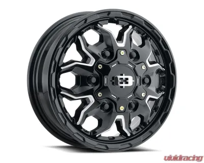 Vision 410 Korupt Wheel 17x7.50 5x160 45mm Gloss Black Milled Spoke - 410-7775GBMS45