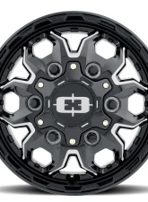 Vision 410 Korupt Wheel 17x7.50 5x160 45mm Gloss Black Milled Spoke                                     - 410-7775GBMS45 - Image 4