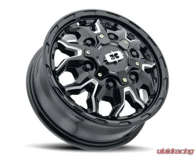 Vision 410 Korupt Wheel 17x7.50 5x160 45mm Gloss Black Milled Spoke - 410-7775GBMS45