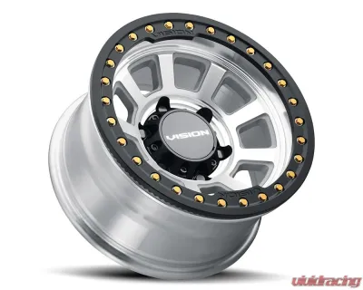 Vision 350 Ojos Wheel 15x8 BLANK -28mm Machined - 350BL58XXACBR-28