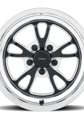 Vision 149 Patriot Wheel 15x10 5x4.5 25mm Gloss Black Milled Spoke Polished Lip                                     - 149-5165BMPL25 - Image 4