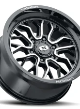 Vision 402 Riot Wheel 18x9 5x150 12mm Gloss Black Machined Face                                     - 402-8950GBMF12 - Image 2
