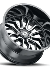 Vision 402 Riot Wheel 22x12 5x5.5 -51mm Gloss Black Machined Face                                     - 402-22285GBMF-51 - Image 2