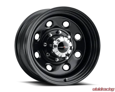 Vision 85 Soft 8 Wheel 15x8 5x4.5 -19mm Gloss Black - 85H5865NS