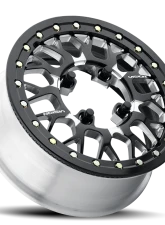 Vision 346BL Storm (Forged) Wheel 15x7 4x136 38mm Gloss Black Milled Spoke                                     - 346BL157136BMS54 - Image 2