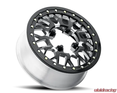 Vision 346BL Storm (Forged) Wheel 15x7 4x136 38mm Gloss Black Milled Spoke - 346BL157136BMS54