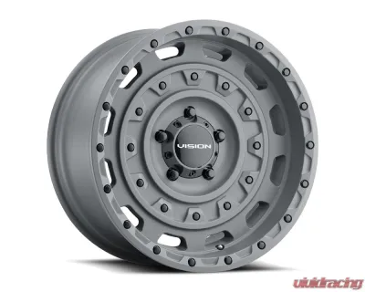 Vision 403 Tactical Wheel 17x10 6x5.5 -40mm Thrashed Gun Metal - 403-7183TG-40