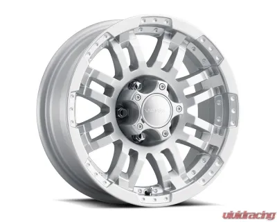 Vision 375 Warrior  Wheel 15x6 5x4.5 0mm Marine Paint Silver - 375VTH5665MPS0