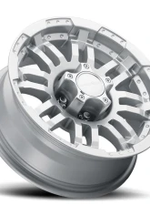 Vision 375 Warrior  Wheel 15x6 5x4.5 0mm Marine Paint Silver                                     - 375VTH5665MPS0 - Image 2