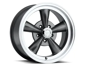Vision 141 Legend 5 Wheel 15x7 5x4.5 -7mm Gunmetal Machined Lip