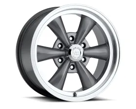 Vision 141 Legend 6 Wheel 17x8 6x5.5 0mm Gunmetal Machined Lip