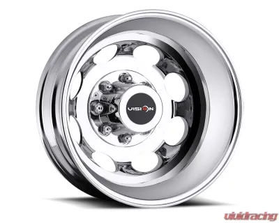 Vision 181NR Hauler Dually Wheel 19.5x6.75 8x6.5 -143mm Chrome - 181Z9681CR124NR