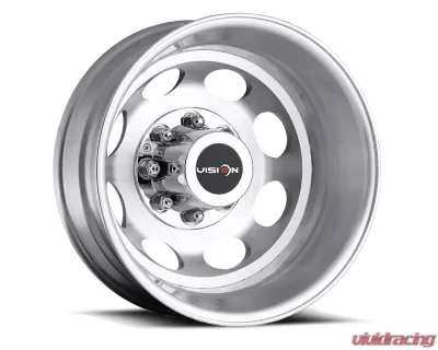 Vision 181NR Hauler Dually Wheel 19.5x6.75 8x6.5 102mm Machined - 181Z9681MF116NR