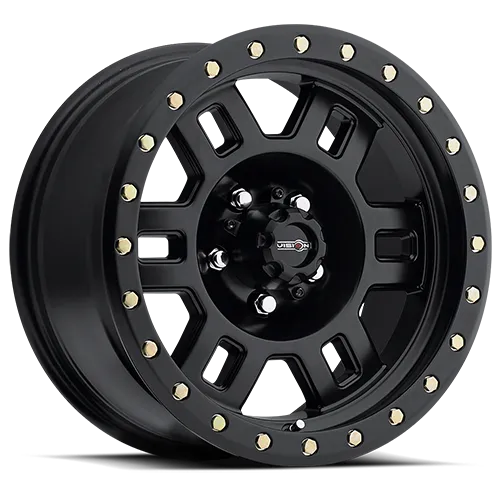 Vision 398 Manx Wheel 17x8.50 5x5 0mm Matte Black - 398-7873MB0