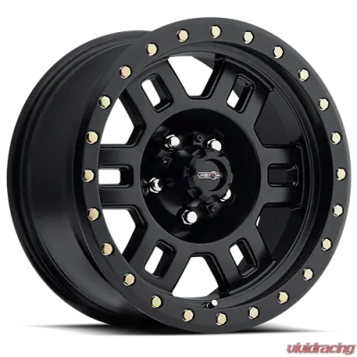 Vision 398 Manx Wheel 16x8 5x5 0mm Matte Black - 398-6873MB0