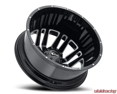 Vision 401 Rival Wheel 20x8.25 8x170 106mm Gloss Black Machined Face - 401H2870BMFF