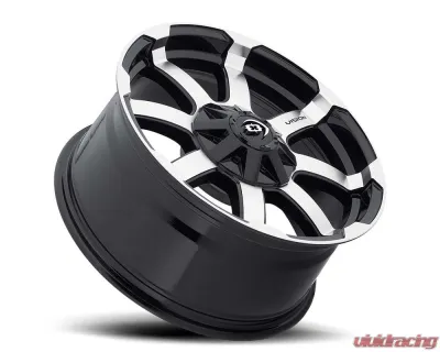 Vision 413 Valor Wheel 17x8.5 6x135 18mm Gloss Black Machined Face - 413-7836GBMF18