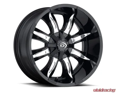Vision 423 Manic Wheel 18x9 6x135 | 6x5.5 -12mm Gloss Black Machined Face - 423-8993GBMF-12