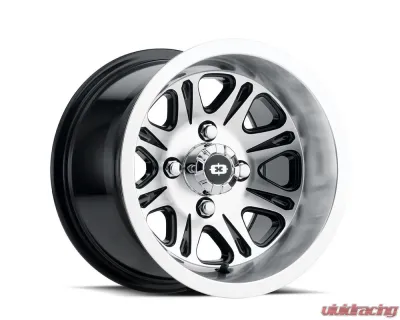 Vision 547 Spirit Wheel 12x8 4x4 -10mm Gloss Black Mirror Machined Face - 547-12844GBMF4