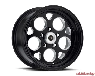 Vision 561 Sport Mag Wheel 15x4 5x4.5 -19mm Gloss Black with Milled Windows - 561-5465B-19