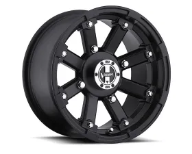 Vision 393 Lock Out Wheel 12x7 4x110 3mm Matte Black