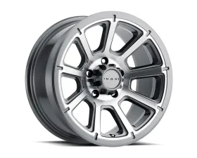 Vision 353 Turbine Wheel 14x5.50 5x4.5 0mm Gunmetal Machined Face