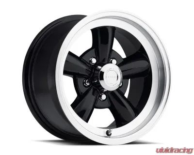Vision 141 Legend 5 Wheel 15x7 5x4.5 6mm Gloss Black Machined Lip - 141H5765GB6