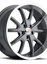 Vision 143 Torque Wheel 20x8.50 5x4.5 -6mm Gunmetal Machined Lip                                     - 143-2865GMML-6 - Image 2