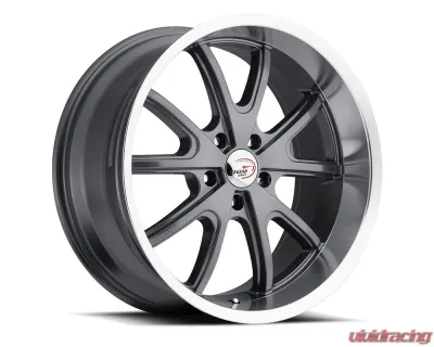 Vision 143 Torque Wheel 20x8.50 5x4.5 -6mm Gunmetal Machined Lip - 143-2865GMML-6