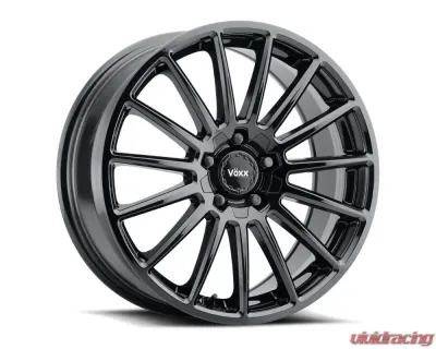 Voxx Casina Wheel 18x8 5x108/114.3 32mm Gloss Black - CAS 880-5008-32 GB
