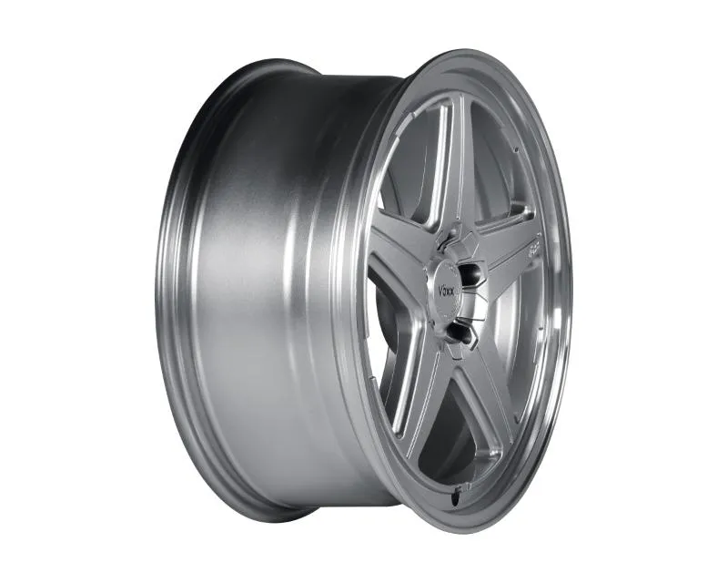 送料無料 ギフト 5x114.3 | 5x108 Wheels 18x8.5 Nesso Voxx Silver Lip Machined 自転車本体
