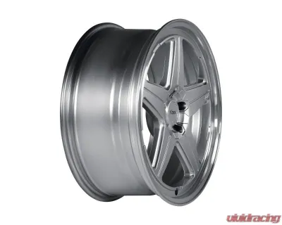 Voxx Wheels Nesso 18x8.5 5x112 | 5x120 42mm Silver With Machined Lip - NES 885-5003-42 SML